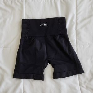 AYBL Black Seamless Shorts